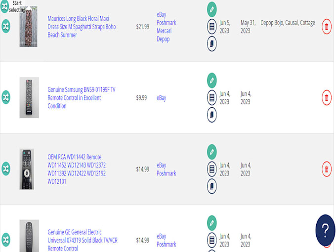 do draft list or cross listing using vendoo list perfectly flyp crosslist