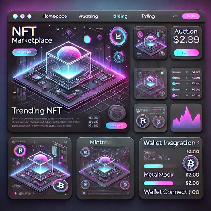 develop a custom nft marketplace web3, ethereum, solana, polygon