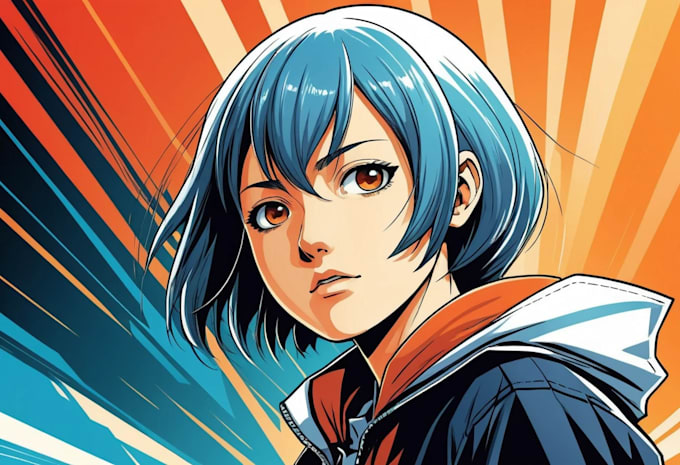 draw digital illustrations in manga or comic style