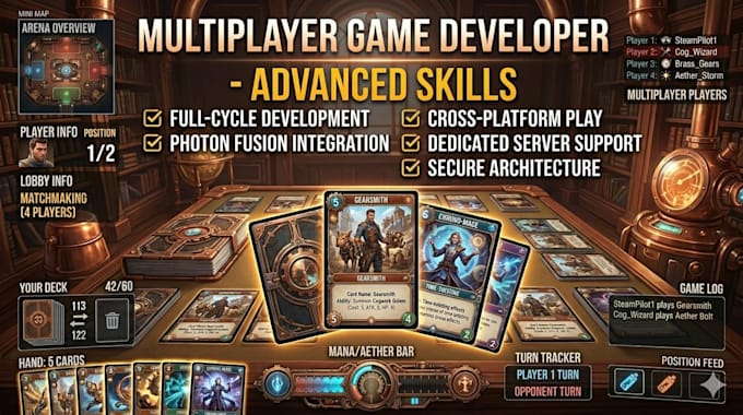build 2d 3d multiplayer games for PC and mobile using photon unity