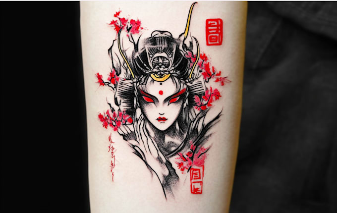 draw amazing japanese oriental tattoo