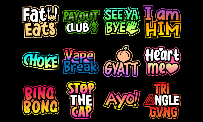 create custom text emotes for your twitch or discord channel