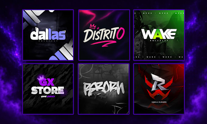 design professional gaming banners for youtube, discord, twitch, x and more
