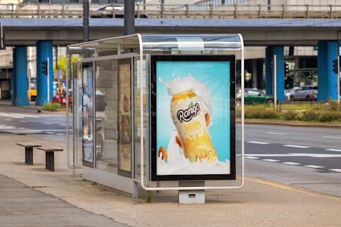 design social media poster with realistic mockups