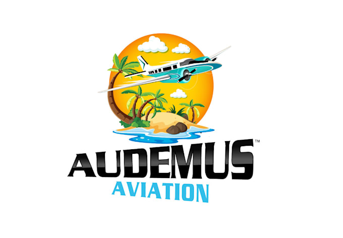design outstanding airplane logo