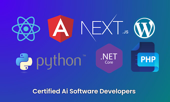 ai software developer full stack web developer for web application in python