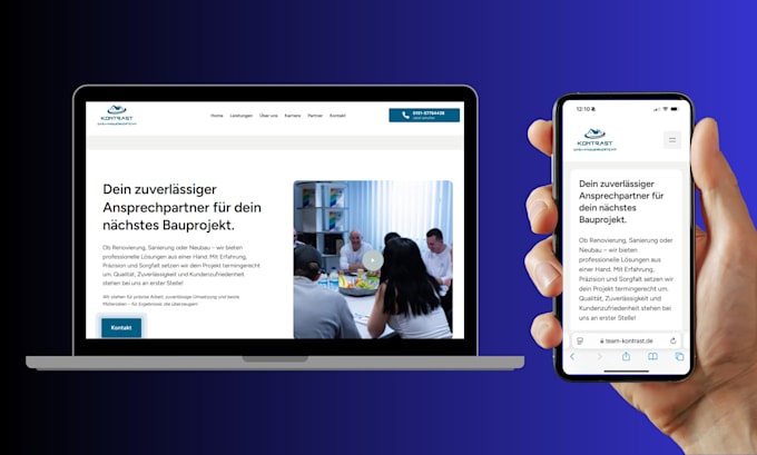 design a professional business website using onepage io