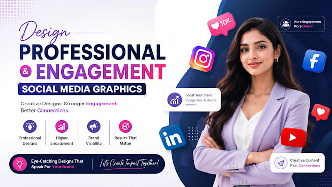 create eye catching social media posts and graphics