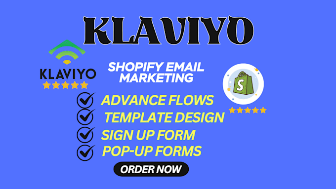 setup klaviyo email marketing flows, klaviyo email campaign,klavio shopify store