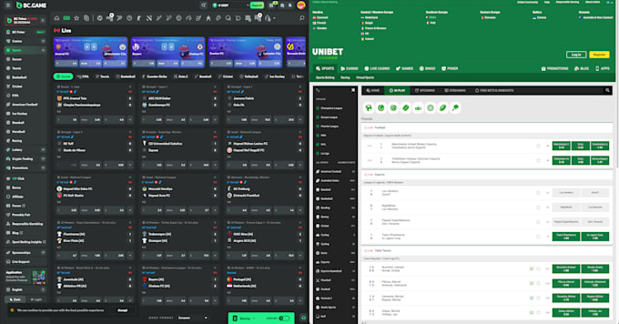 develop sportsbook odds scraper for live and prematch