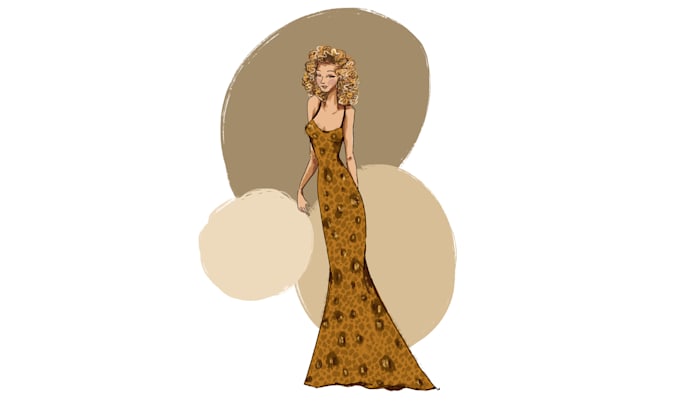 draw unique fashion illustration