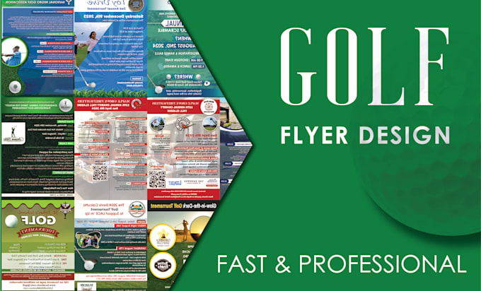 create a custom golf tournament flyer