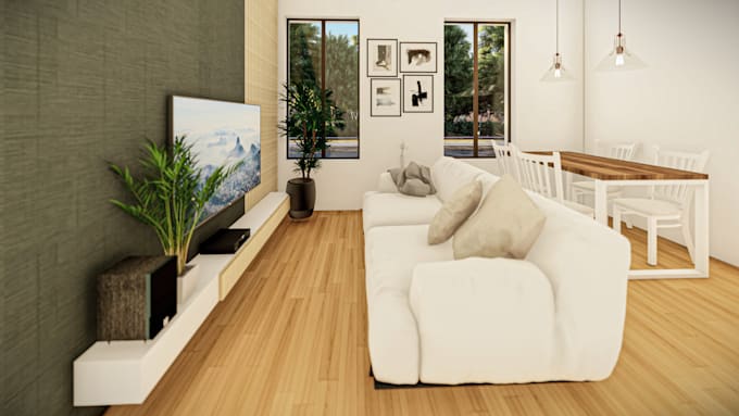 Design high quality 3d architectural drawings and realistic renders by ...