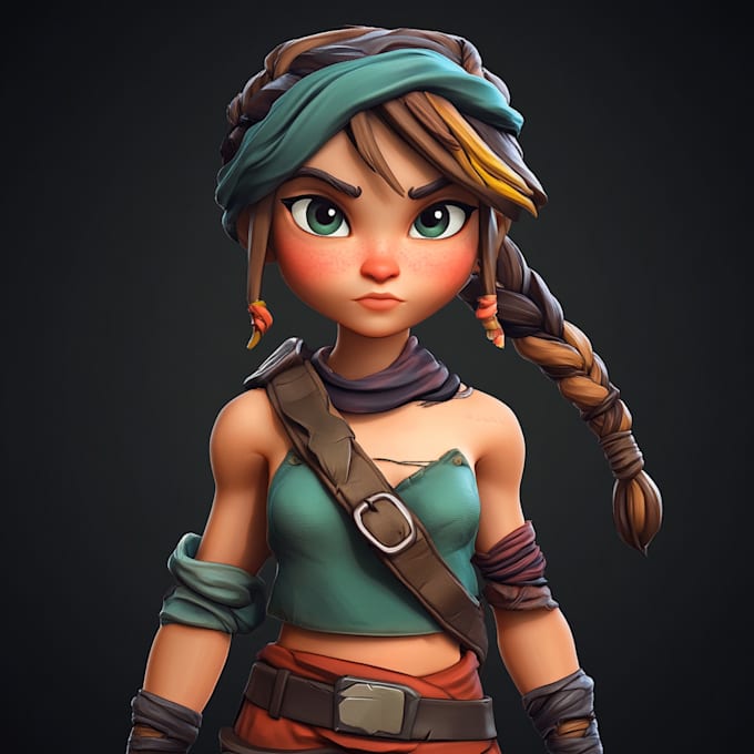 create professional 2d game character designs for you
