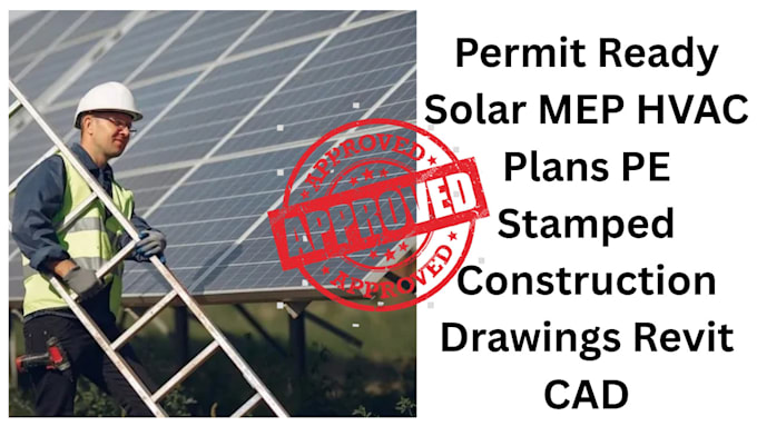 provide solar permit design with engineering stamp city permit