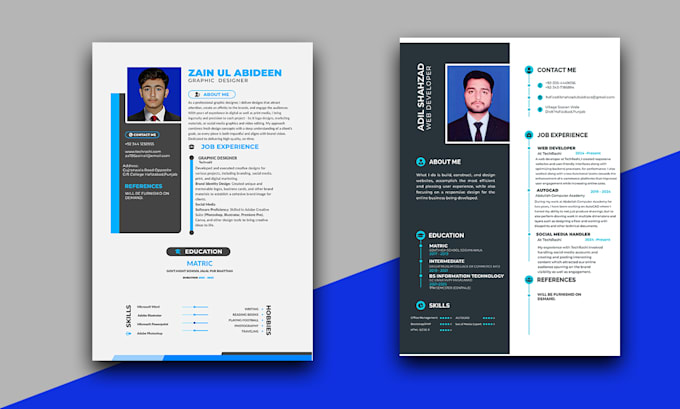 make professional cv, resume or portfolio design