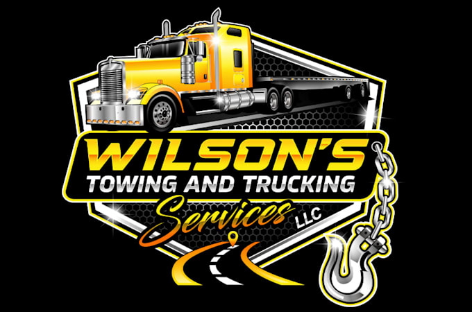 transport logistic trucking logo
