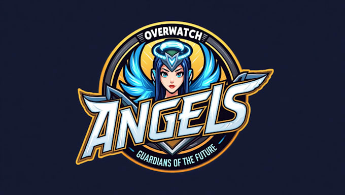 make outstanding overwatch angels logo with a unique concept