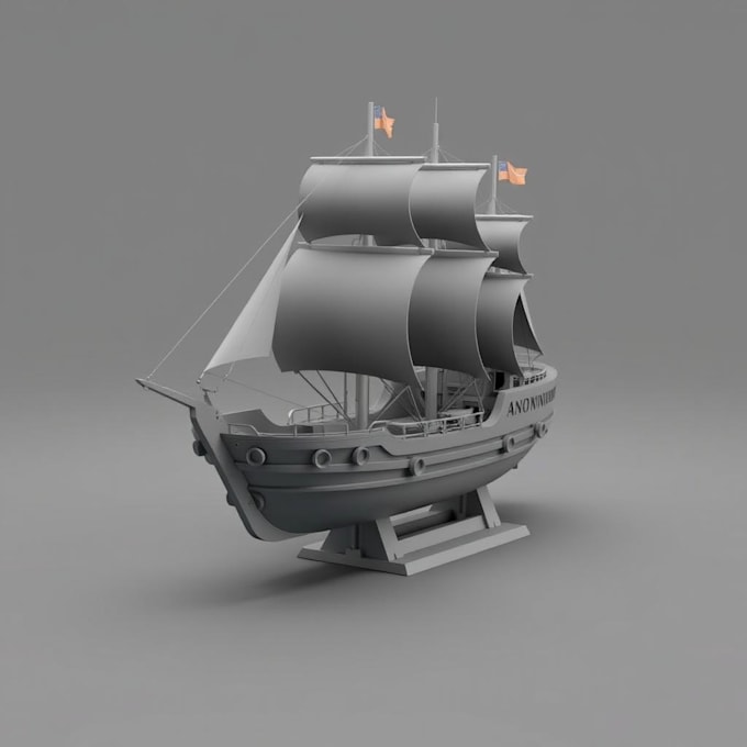 do 3d ship model, 3d ship animation, boat design, interior design, ship model