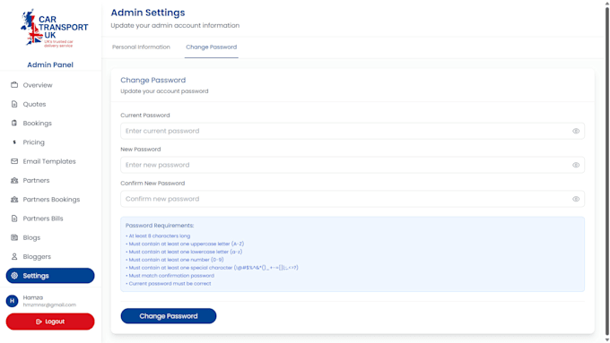 build a secure saas web app with authentication, roles and admin panel
