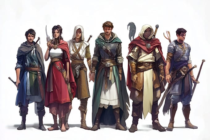 design dnd character art and dnd character art