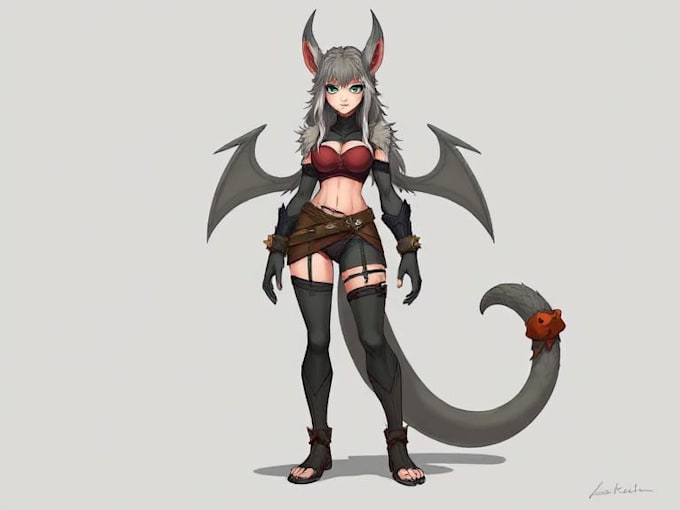draw your fantasy furry creature or monster character