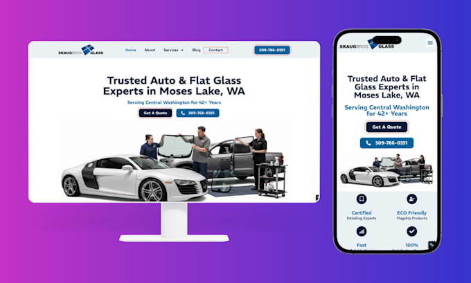 design a fast responsive and SEO optimized wordpress website