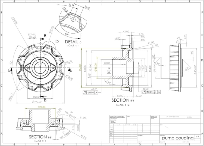 create technical drawings for you
