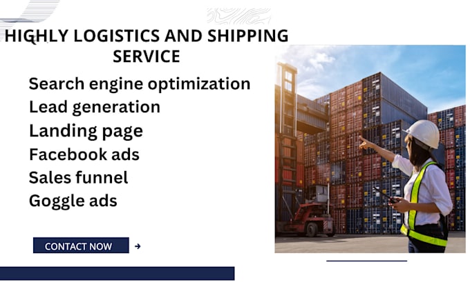 generate logistic leads, transport,cargo and dispatch lead, logistic website