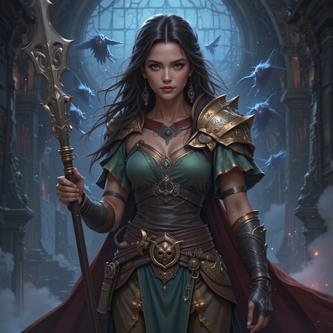 create custom dnd character art and illustration