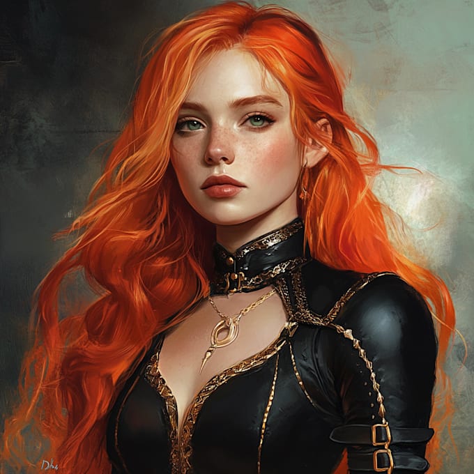 creat a dnd character art and fantasy charecter art
