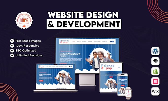 build, design, redesign, ecommerce website,wordpress business website develoment