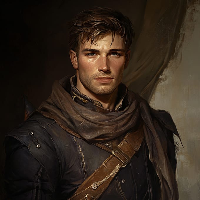 do dnd character art, rpg illustration,