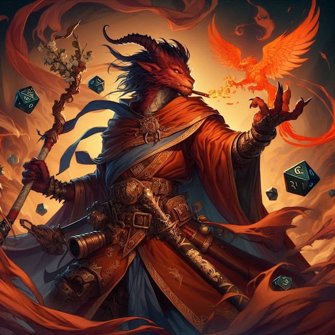 Draw dnd, fantasy character and dnd character art for you by Wayloeller ...