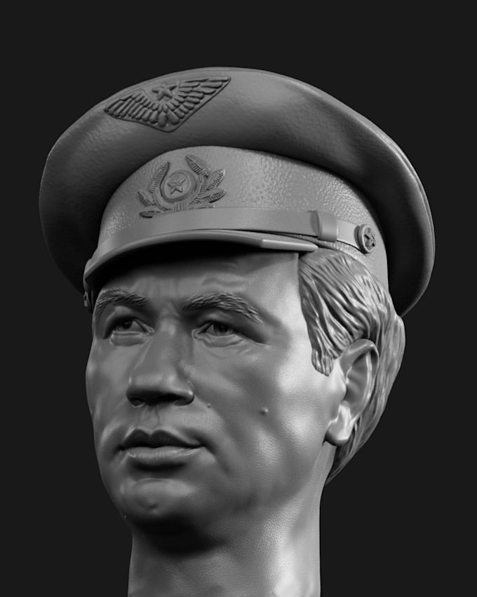 sculpt realistic 3d head 3d bust 3d face full body model for 3d printing game