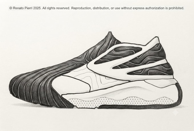 disegno sneakers performance per sport
