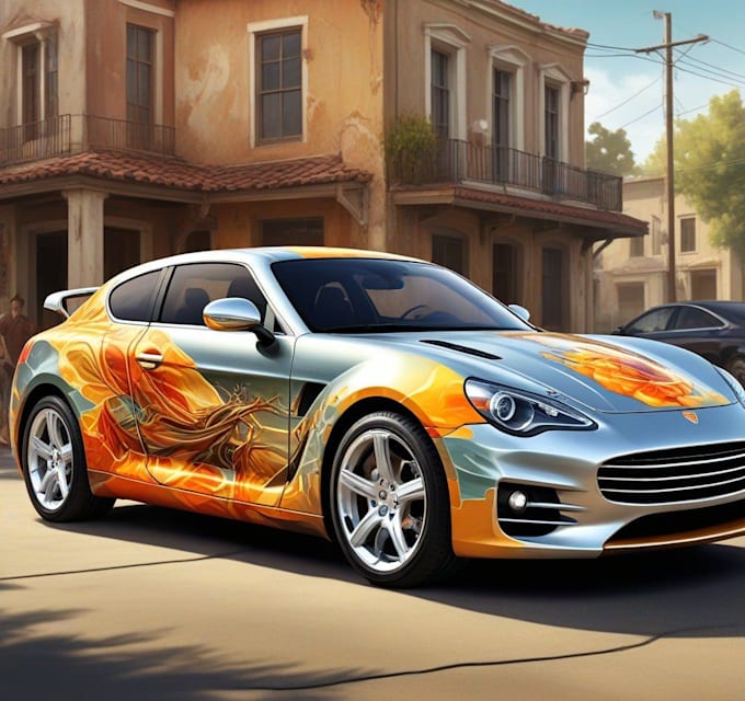 do professional commercial personal car wrap design, custom
