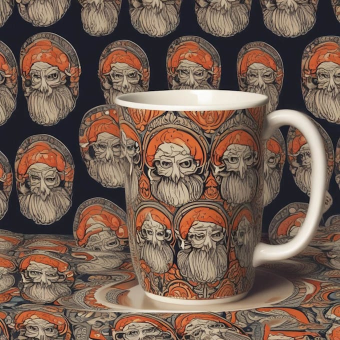 create an logo or design on a mug