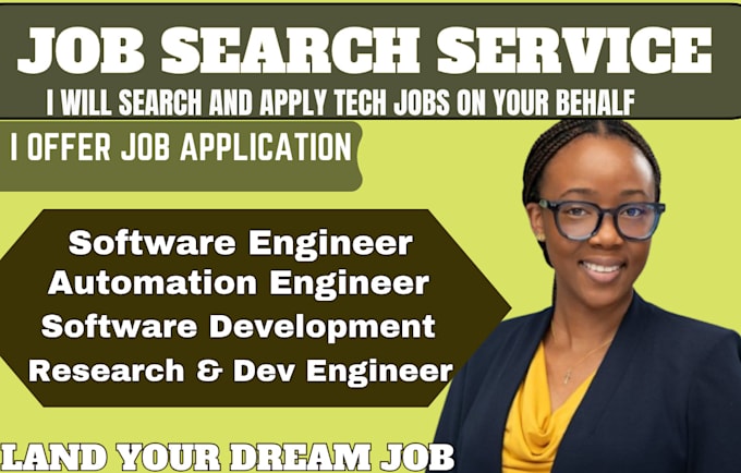 job search and apply for software engineer, developer research engineer