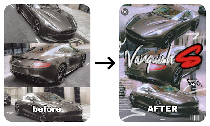 turn your car pictures into unique vibes edits