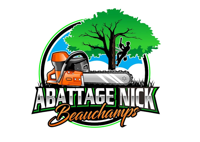 create attractive and imagination tree service logo  design