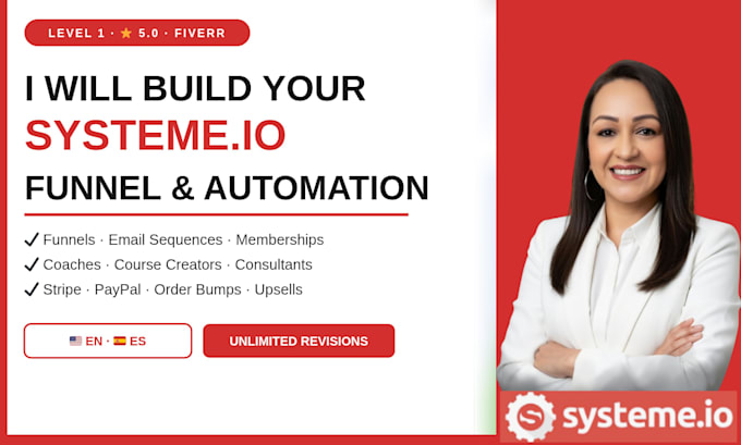 build automated sales funnels in gohighlevel and systeme io