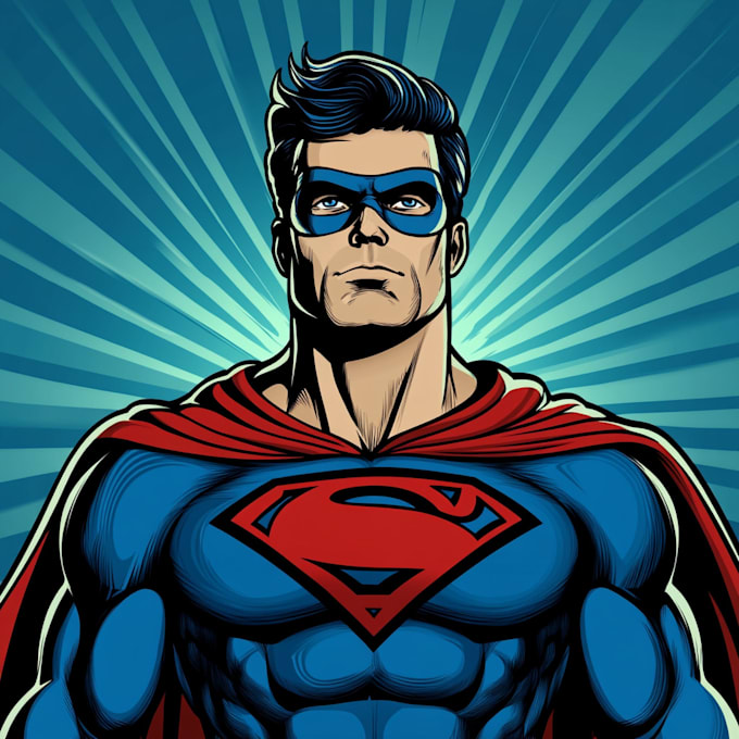 turn your portrait into a superhero caricature