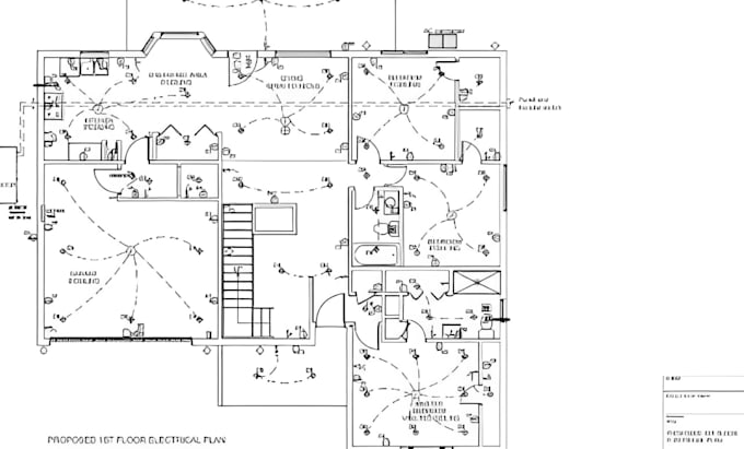 Draw architectural floor plans electrical plumbing mep plans drawings ...