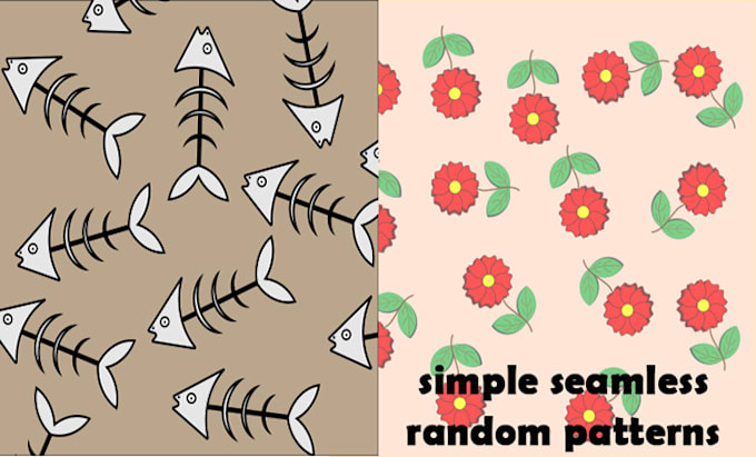 design unique seamless pattern, textile print, and packaging