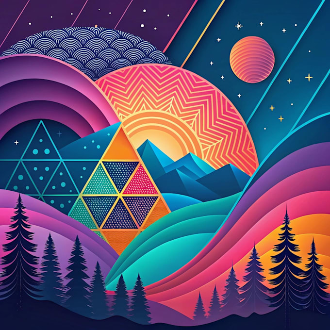design cool abstract digital art