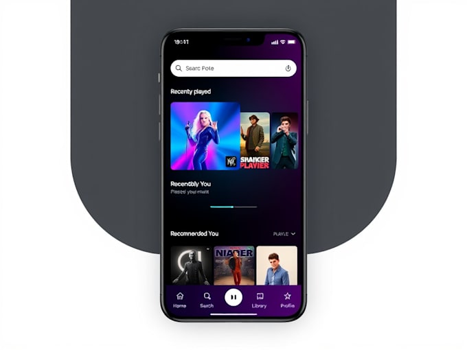 develop music streaming app, music app, streaming website