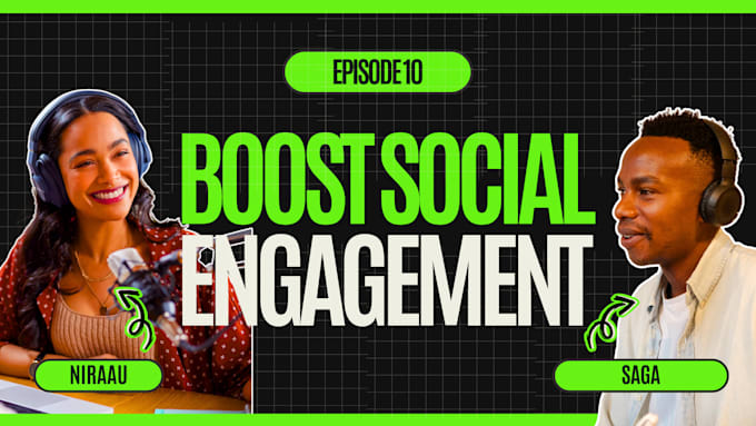 design professional podcast youtube thumbnail