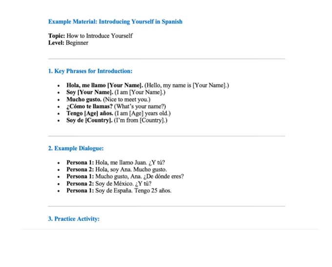 be your spanish learning partner