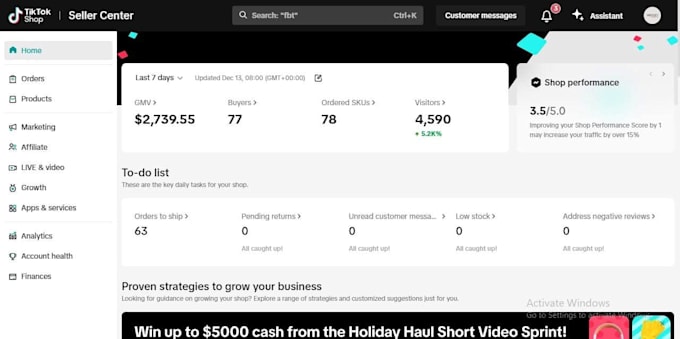 be your tik tok shop virtual assistant